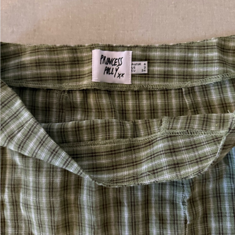 Princess Polly plaid skirt